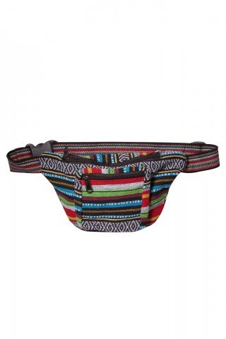 Borseta unisex rosu-verde