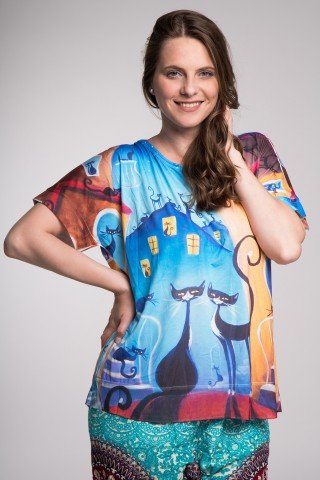 Bluza multicolora Aristocats