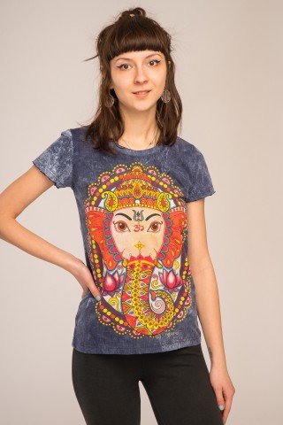 Tricou bleumarin Ganesh