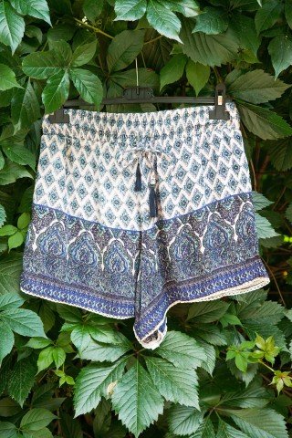 Pantaloni scurti imprimeu boho