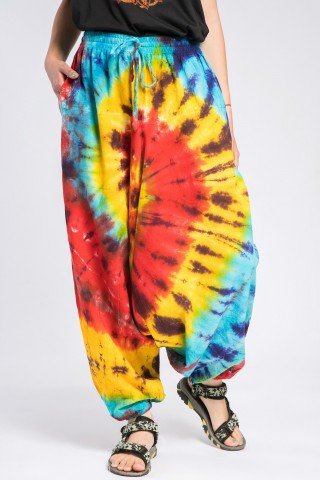 Salvari tye dye curcubeu unisex