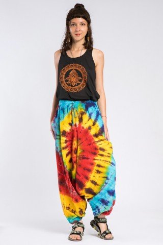 Salvari tye dye curcubeu unisex