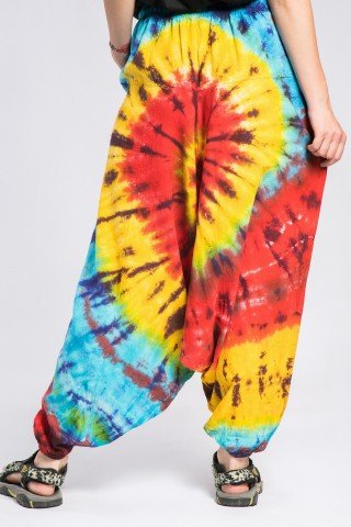 Salvari tye dye curcubeu unisex