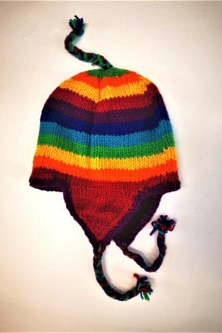 Caciula lana cu dublura de polar Rainbow