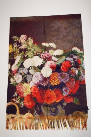 Esarfa florala Claude Monet