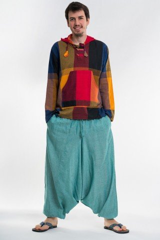 Salvari verde deschis cu siret unisex