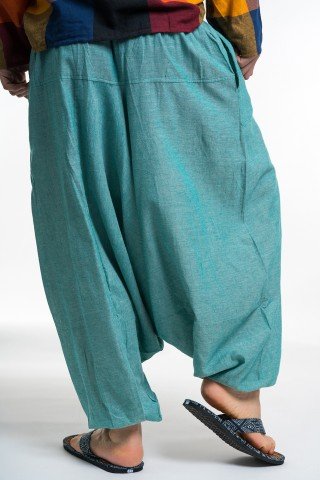 Salvari verde deschis cu siret unisex