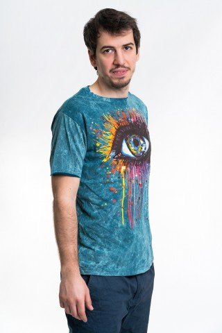 Tricou albastru The Eye