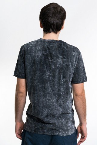 Tricou negru Colored Moon