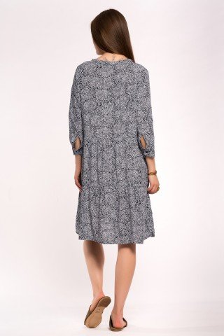 Rochie cu volan Mini Leaves