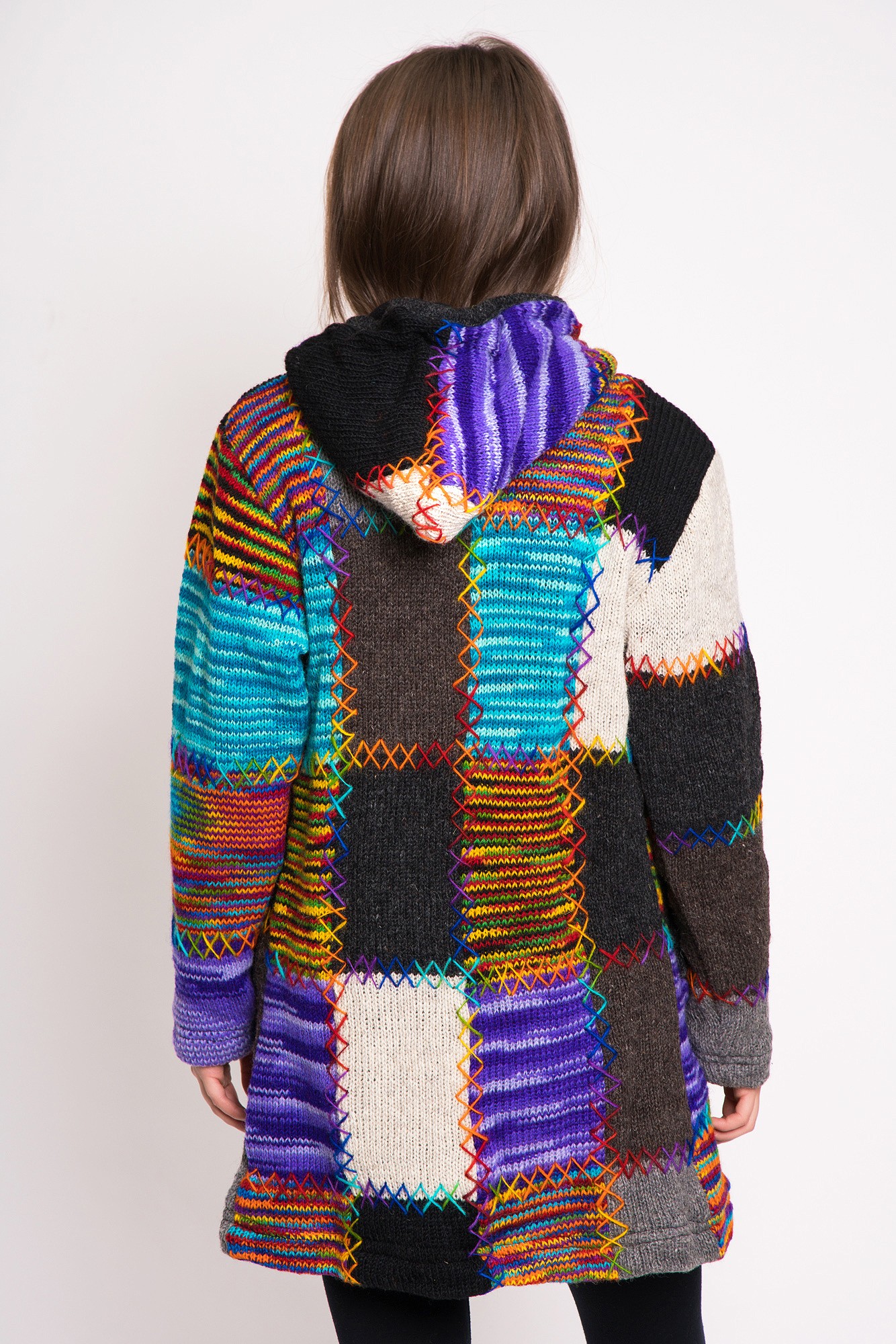 Jacheta lunga din lana cu polar Tiny