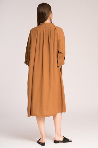 Rochie oversize tip camasa din in