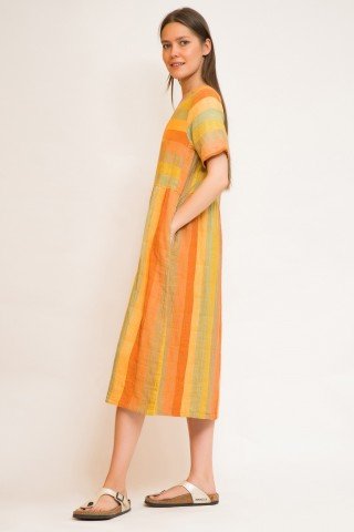 Rochie din bumbac cu in Sunray