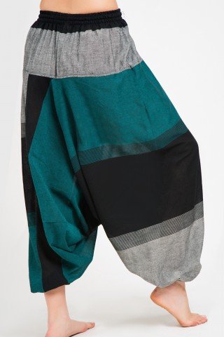 Salvari unisex turcoaz, negru si gri