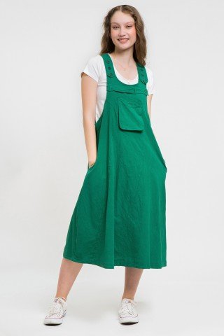 Rochie tip sarafan verde