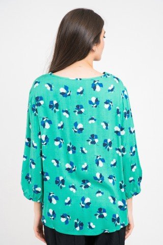 Bluza cu anchior si imprimeu floral
