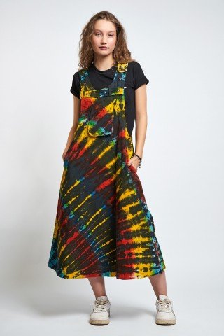 Sarafan negru tye dye sunshine
