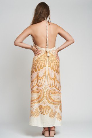 Rochie asimetrica spate decupat