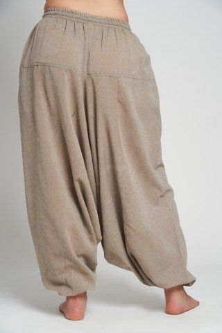 Salvari unisex bej deschis din bumbac
