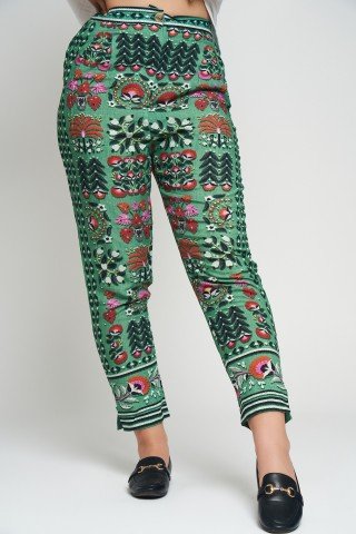 Pantaloni cu imprimeu floral Urban Wild