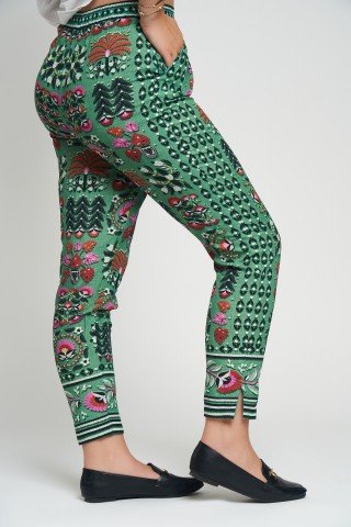 Pantaloni cu imprimeu floral Urban Wild