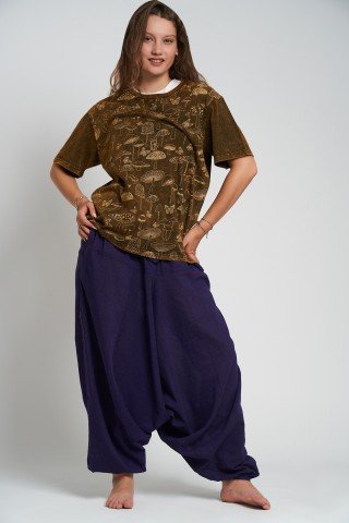 Tricou bumbac cu print Mushrooms