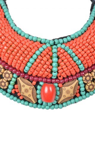 Colier Choker portocaliu