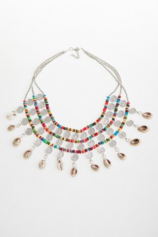 Colier silver Shell