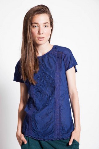 Bluza casual bleumarin Despina